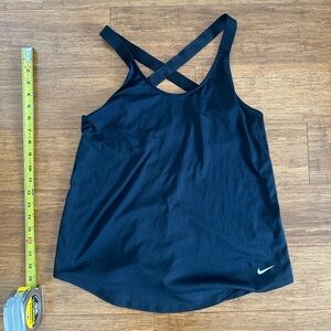 Nike Women's Cross-Back Black Tank Top